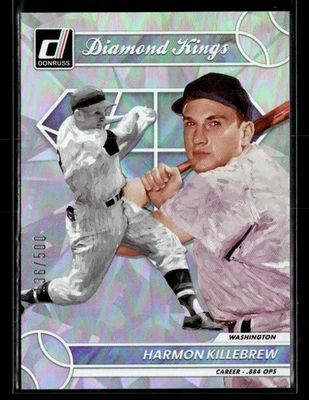2023 Donruss #22 Harmon Killebrew Career Stat Line #/500 - Image 1 of 2
