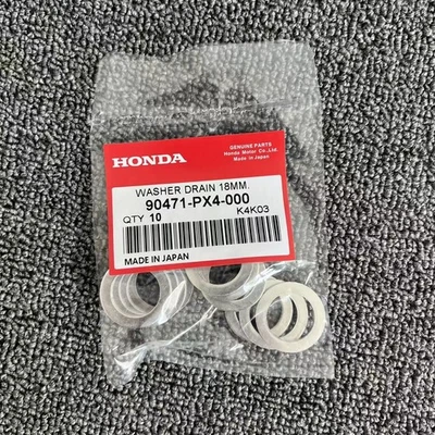 10PC 18MM TRANS DRAIN PLUG CRUSH WASHER GASKETS (90471-PX4-000)FOR HONDA/ACURA - Image 1 of 4