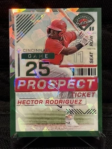2024 Panini Prospect Edition Hector Rodriguez RC #66 Green Ice Prizm /99 - Imagen 1 de 3
