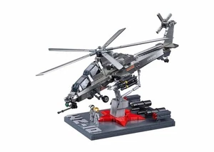 WZ-10S brick model helicopter - Sluban M38-B1233 - 914 bricks - Picture 1 of 8