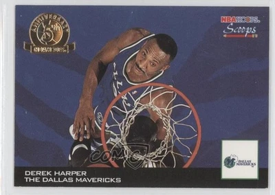1993-94 NBA Hoops Scoops 5th Anniversary Derek Harper #HS6 - Image 1 of 2