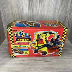 Dummy Dirt Digger The Incredible Crash Test Dummies Fahrzeug 1992 Tyco SEALED - Bild 1 von 5
