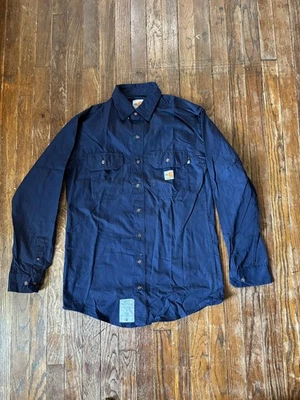 Nueva Camisa Carhartt FR Resistente al Fuego Azul Marino CAT2 NFPA Foto 1 de 4