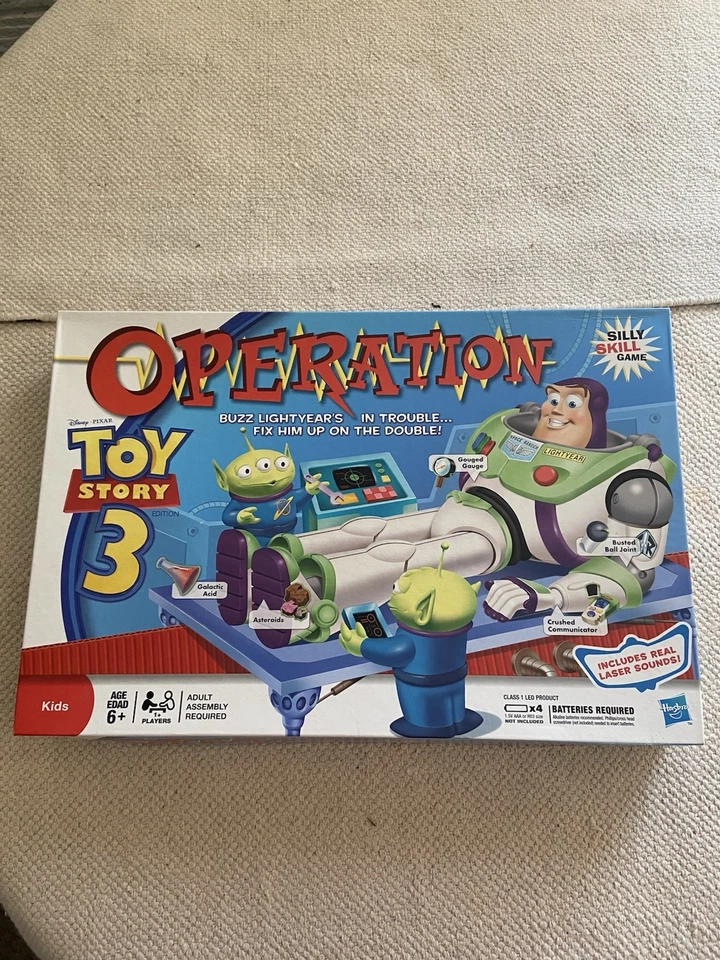 Juego de Habilidad Operation Silly - Edición Toy Story 3 - Niños - Disney. Hasbro. Probado Foto 1 de 4