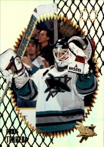 1996-97 Pinnacle Summit PREMIUM STOCK #89 Chris Terreri SAN JOSE SHARKS