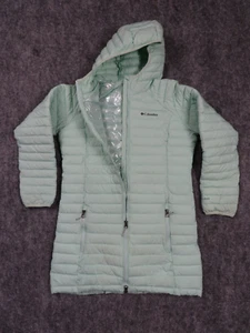 Columbia Jacket Girls XL 18-20 Green Omni-Heat Quilted Puffer WINTER POWDER * - Picture 1 of 12