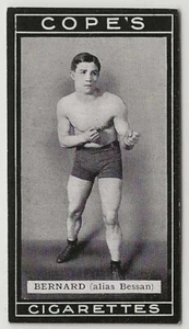 COPE COPES-BOXERS BOXING 1915-#054- BERNARD (ALIAS BESSAN) - Picture 1 of 2