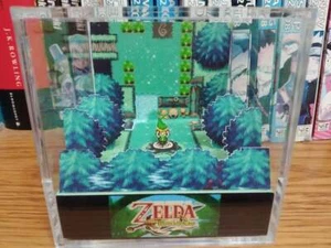 Legend of Zelda Minish Cap Handmade Diorama - Gameboy/Retro Gaming Cube - Fanart - Picture 1 of 3