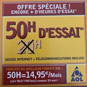 vintage French kit connexion internet AOL - Photo 1/3