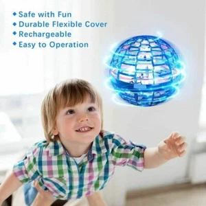 New Pro Flying Ball Space Orb Magic Mini Drone UFO Boomerang Boy Girl Toy Gift - Picture 1 of 5