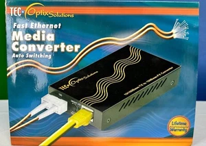 TEC Optix Solutions Fast Ethernet Media Converter MC-100SC-MM - Picture 1 of 8