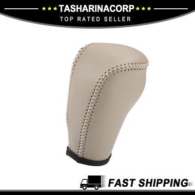 Pieza de 1 cubierta de perilla de cambio de marchas para Nissan Murano 09-13 imitación cuero Foto 1 de 4