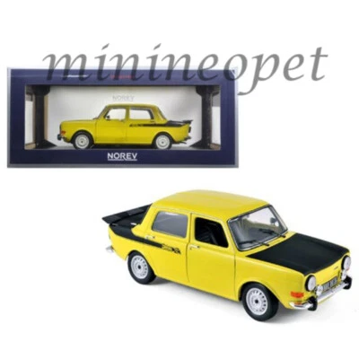  NOREV 185708 1976 SIMCA 1000 RALLYE 2 1/18 DIECAST MODEL CAR YELLOW  - Image 1 of 2