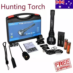 T70 Hunting Torch Light Kits, Rechargeable LED Hunting Flashlight Long Range - Picture 1 of 11