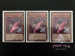 Carbunclo Rubí Bestia de Cristal Avanzado Yugioh BLCR-EN010 1a Edición SCR (x3) - Imagen 1 de 1