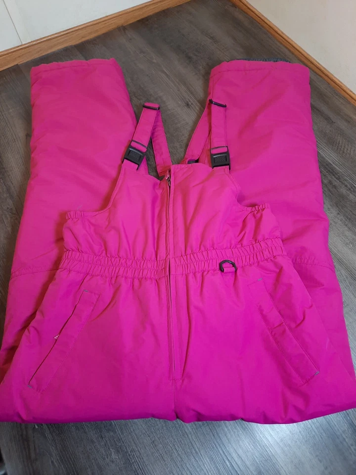 Lands End Snowsuit Girls Size 16 Pink Overall Snowsuit Ski Snowboarding - Image 1 of 4