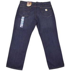 NEU Carhartt Holter Herren Jeans 40x30 Relaxed Straight Blau Denim Baumwollmischung - Bild 1 von 10