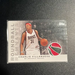 2009-10 Topps Roundball Remnants Charlie Villanueva #RR-CV Patch Relic - Picture 1 of 1