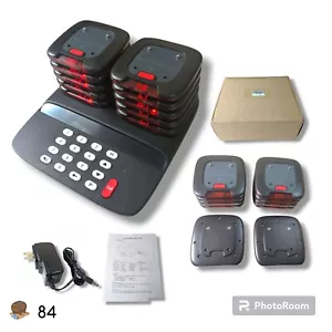 AGJ Restaurant Pager System drahtloses Anrufsystem mit 20 Seiten Piepser Summer - Bild 1 von 16
