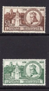 VATICAN CITY 1959 NH 264-65 ST CASIMIR, VILNIUS CATHDRL Sheets of 40-FreShip USA - Picture 1 of 1