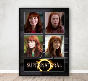 Póster collage sobrenatural Charlie Bradbury impresión de arte de pared de dormitorio enmarcado A4 - Imagen 1 de 5