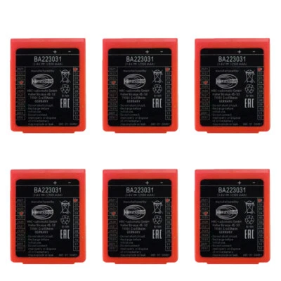 6pc BA223031 2100mAh Battery HBC Wireless Romote Control Battery Rechargeable - Image 1 of 4