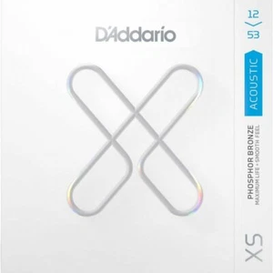 D'Addario XS Corde acustiche rivestite in bronzo fosforoso 12-53, XSAPB1253 - Foto 1 di 2