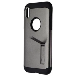 Spigen Slim Armor Dual Layer Case for Apple iPhone Xs/X - Gunmetal / Black - Picture 1 of 3