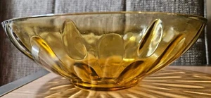 Vintage Amber Hazel Atlas Eldorado Flared Serving Bowl - Picture 1 of 6