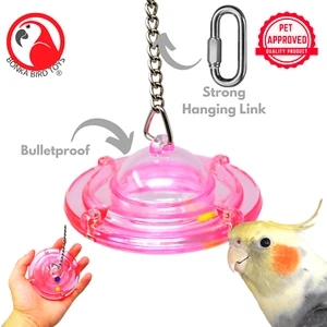 Bonka Bird Toys 0012 Small Saturn Bulletproof Rattle Puzzle Cage Toy Amazon Pet - Picture 1 of 7