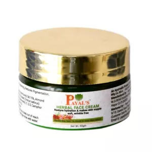 Payal's pflanzliche Gesichtscreme, feuchtigkeitsspendende & faltenfreie Formel mit Kesar Aloe Vera - Bild 1 von 7