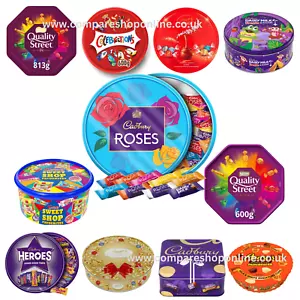 Ostern & Weihnachten Schokolade Geschenkdosen Cadbury Lindor Hero Rosen Rees's Tubs Neu - Bild 1 von 27