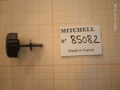 BOUTON MANIVELLE NOIR MITCHELL FULL CONTROL & autres MOULINETS KNOB PART 85082 - Immagine 1 di 3