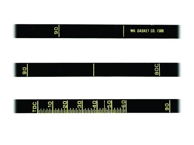 Mr. Gasket Timing Tape FitsChevrolet Sma Block Engine with 6-3/4" Balancer 1588 - Image 1 of 4