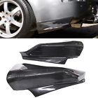 Black Carbon Fiber Rear Bumper Side Corner Trim Cover For Nissan 350Z Z33 03-06