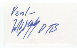 Mark Taylor signed 3x5 Karteikarte handsigniert Unterschrift Schauspieler Studentenschaften - Bild 1 von 2