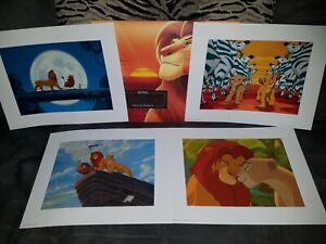 Disney The Lion King Limited Edition Lithograph Set of 4