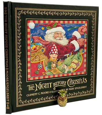 1st Easton Press NIGHT BEFORE CHRISTMAS Santa Claus Collectors Ed ILLUSTRATED!! - Image 1 of 4