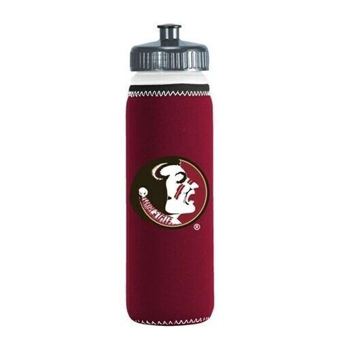FLORIDA STATE SEMINOLES 22oz SQUEEZABLE PLASTIC WATER BOTTLE (CLOSEOUT) Cover