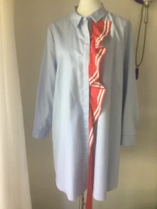 RIVA Bluse Tunika, exklusiv Blusenkleid Damen blau Größe XL,42-44, top - Bild 1 von 5