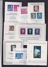 Germany ( DDR )  MNH Nice lot of blocks on 2 pages see scan