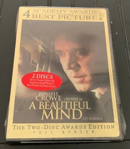A Beautiful Mind (DVD, 2002, 2-Disc Set, Full Frame Awards Edition) new/sealed - Picture 1 of 3