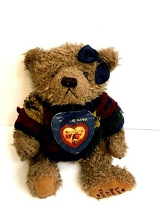 Zondervan 9" orsacchiotto seduto peluche scrittura cuore di abbracci Plushmamab 2001 - Foto 1 di 12