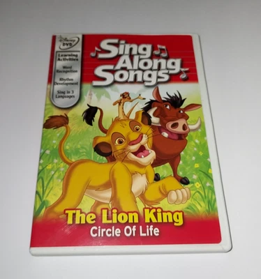 Sing Along Songs THE LION KING Circle of Life DVD Walt Disney - Image 1 of 2