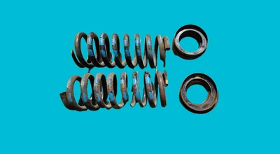 JAGUAR XKR X100 2005 PAR DE MOLAS HELICOIDAIS TRASEIRAS DIREITA ESQUERDA - Imagem 1 de 4