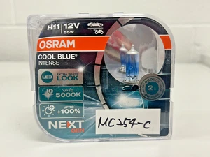 Return item: Osram H11 5000K Cool Blue Intense Next Gen 64211CBN 12V 55W Bulbs - Picture 1 of 16