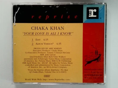 Chaka Khan – Your Love Is All I Know CD 1990 R&b Reprise Promo - Bild 1 von 2