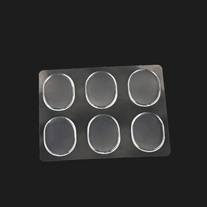 18 Stück Fersengriffe Fersenschutz Polster transparent klein rund für Herren Damen - Bild 1 von 11