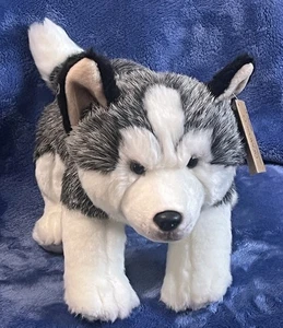 Peluche Demdaco Top Perro Husky Nuevo con Etiquetas - Imagen 1 de 11