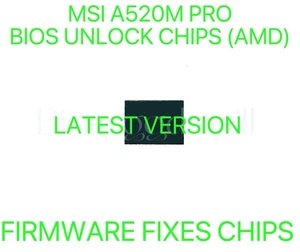 MSI A520M PRO, BEZ HASŁA FIRMWARE BIOS CHIP NAJNOWSZA WERSJA (AMD) - Zdjęcie 1 z 1